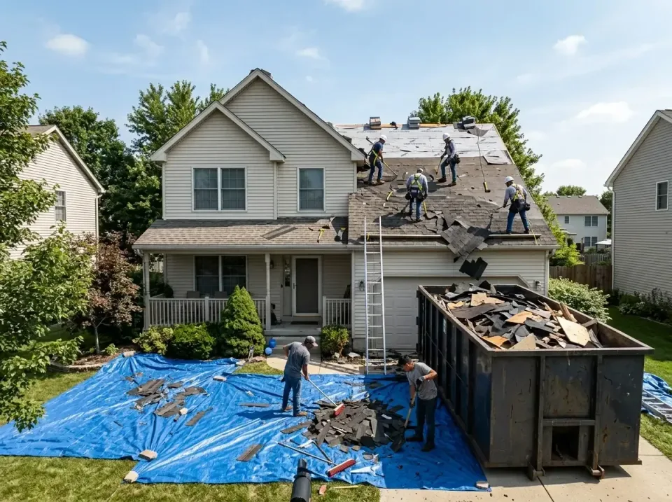 roof-replacement-debris-remova-004 — frequently asked questions, Cheapest Dumpster Rentals in Maywood, IL